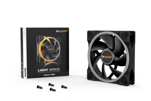 Be Quiet! Light Wings 120mm PWM ARGB High Airflow Low Noise PC Case Fan - BL072