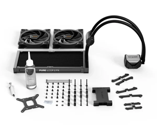 05_Pure_Loop_2_FX Be Quiet! Pure Loop 2 FX 280mm ARGB All-in-One Liquid CPU Cooler with Light Wings Fans - BW014