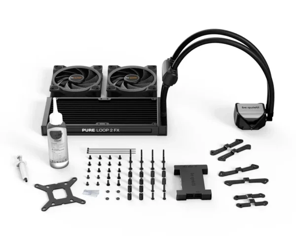 05_Pure_Loop_2_FX_240 Be Quiet! Pure Loop 2 FX 240mm ARGB All-in-One Liquid CPU Cooler with Dual Light Wings Fans - BW013