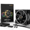 Be Quiet! Light Wings 120mm PWM ARGB High Airflow PC Case Fan Triple Pack w/ ARGB Hub - BL076