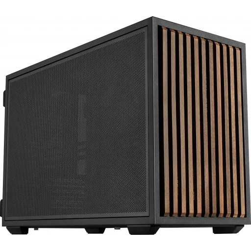 10 LIAN LI B4-mATX Wood Black Edition Micro-ATX PC Case - G99.B4X-WD.00