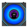 LIAN LI UNI FAN SL-INF FLEX LCD 120 Reverse Blade Black - 1.8" Display - ARGB FDB Fan - G9F.12RSLIND1F1B.K0