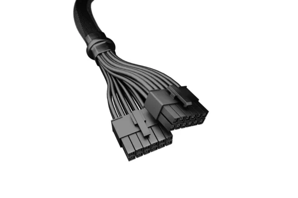 12VHPWR_Shopbild_02 Be Quiet! 600W 12VHPWR Adapter Cable for ATX 2.X Power Supplies and Nvidia RTX 40 Series Graphics Cards - CPH-6610