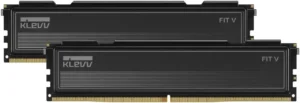 20-101-093-01 KLEVV Fit V Black 16GB 2x8GB DDR5 6000MHz CL30 UDIMM Desktop Gaming Memory AMD EXPO Intel XMP - KD58GU880-60A300L