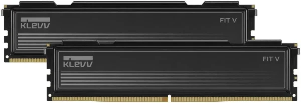 KLEVV Fit V Black 16GB 2x8GB DDR5 6000MHz CL30 UDIMM Desktop Gaming Memory AMD EXPO Intel XMP - KD58GU880-60A300L