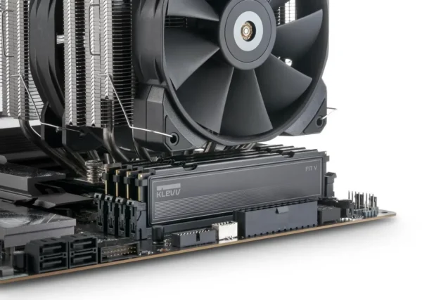KLEVV Fit V Black 16GB 2x8GB DDR5 6000MHz CL30 UDIMM Desktop Gaming Memory AMD EXPO Intel XMP - KD58GU880-60A300L