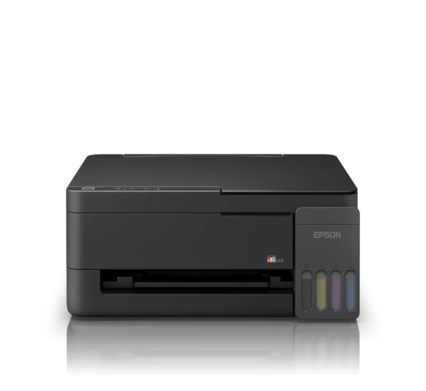 250310_Lou3MCX_BodyBlack_TankGrey_STD3_Final Epson EcoTank L3310 A4 All-in-One Ink Tank Printer (Print, Scan, Copy) USB 2.0 C11CL61504