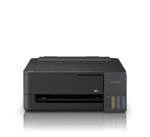 250310_Lou3SCX_BodyBlack_TankGrey_STD3_Final Epson EcoTank L1310 A4 Color Ink Tank Printer 11ipm Print Only Heat-Free USB 2.0 C11CL64503