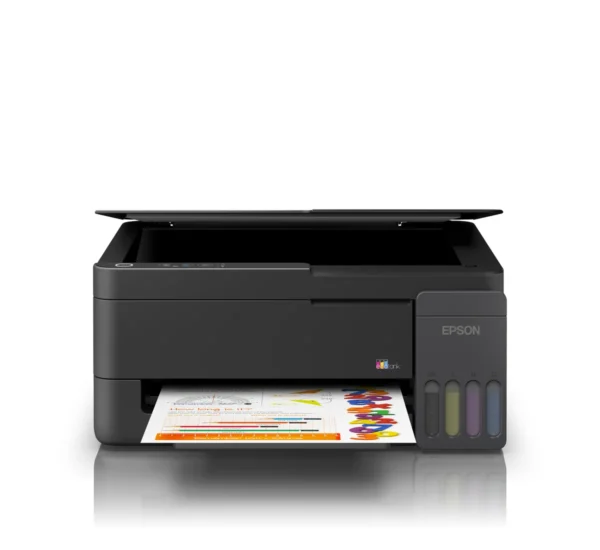 250430_Lou3MCX_BodyBlack_TankGrey_STD1_Final Epson EcoTank L3310 A4 All-in-One Ink Tank Printer (Print, Scan, Copy) USB 2.0 C11CL61504