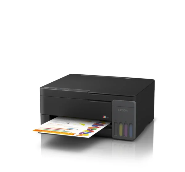 250430_Lou3MCX_BodyBlack_TankGrey_STD8_Final Epson EcoTank L3310 A4 All-in-One Ink Tank Printer (Print, Scan, Copy) USB 2.0 C11CL61504