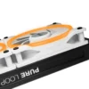3-4_PWM-Highspeed Be Quiet! Light Wings White 140mm PWM High-Speed Triple-Pack ARGB Case Fans with 20 ARGB LEDs and ARGB Hub - BL103
