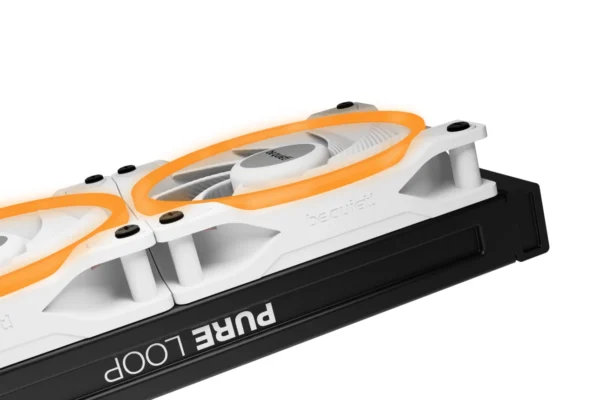 3-4_PWM-Highspeed Be Quiet! Light Wings White 140mm PWM High-Speed Triple-Pack ARGB Case Fans with 20 ARGB LEDs and ARGB Hub - BL103