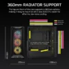 3200D_RS_ARGB_Black_Artboard03_AA CORSAIR 3200D RS ARGB Mid-Tower ATX PC Case Black, High-Airflow, Tempered Glass - CC-9011344-WW
