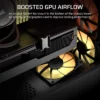 3200D_RS_ARGB_Black_Artboard04_AA CORSAIR 3200D RS ARGB Mid-Tower ATX PC Case Black, High-Airflow, Tempered Glass - CC-9011344-WW