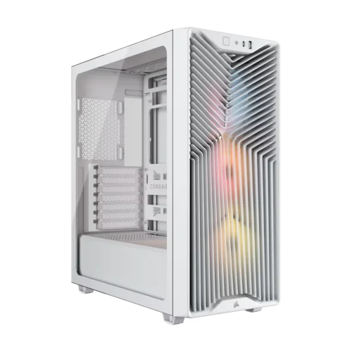 CORSAIR 3200D RS ARGB White Mid-Tower ATX PC Case - CC-9011345-WW