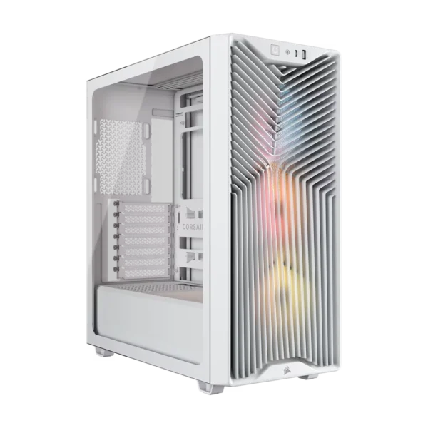 3200D_RS_ARGB_White_Artboard01_AA CORSAIR 3200D RS ARGB White Mid-Tower ATX PC Case - CC-9011345-WW