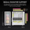3200D_RS_ARGB_White_Artboard03_AA CORSAIR 3200D RS ARGB White Mid-Tower ATX PC Case - CC-9011345-WW