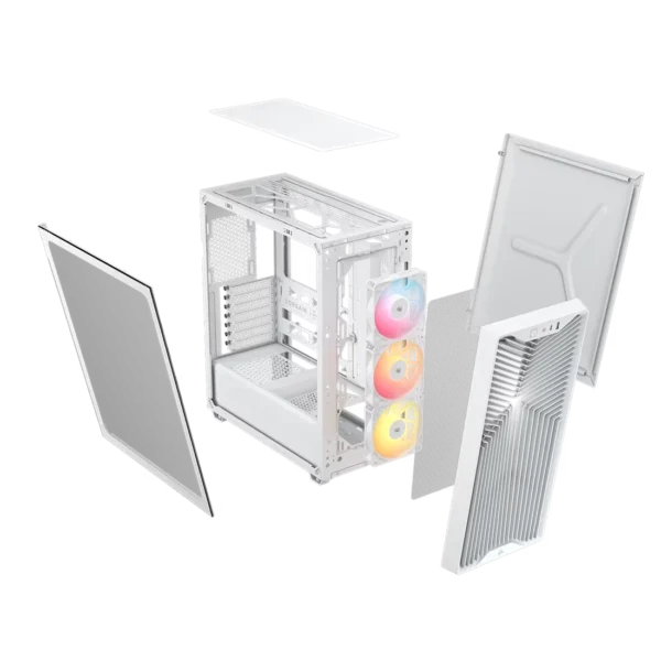 3200D_RS_ARGB_White_Artboard10_AA CORSAIR 3200D RS ARGB White Mid-Tower ATX PC Case - CC-9011345-WW