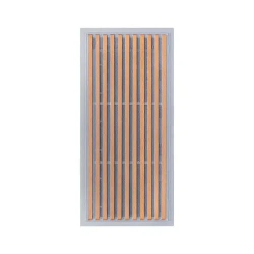 LIAN LI B4 mATX Vertical AeroDeck - Tempered Glass and Steel Wood White - G89.B4-1W.00