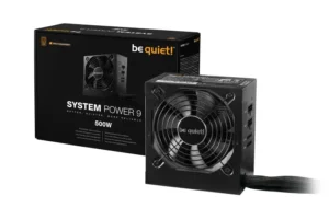 Be Quiet System Power 9 CM 500W 80 PLUS Bronze ATX Semi-Modular Power Supply Unit Dual 12V Rails DC-to-DC - BN974