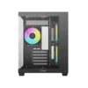 OCYPUS GAMMA C54 Black Panoramic MATX Mini-Tower PC Case, Tempered Glass, 3x ARGB Fans - GAMMA-C54-BKD300XX-GL