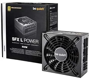 Be Quiet SFX-L Power 600W 80 PLUS Gold Modular SFX Power Supply Unit with 120mm Silent Fan - BN639