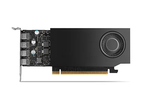 LEADTEK NVIDIA RTX A400 4GB GDDR6 Low Profile Single Slot Workstation Graphics Card 4x mDP - A400
