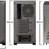 51FHh30aCNL._AC_SL1000_ Be Quiet Pure Base 500 Window Mid Tower ATX PC Gaming Chassis with Tempered Glass Panel Metallic Grey - BGW36