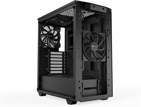 Be Quiet Pure Base 500DX Mid Tower ATX PC Gaming Case High Airflow Tempered Glass Side Panel Black - BGW37