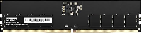 KLEVV DDR5 16GB 1x16GB 5600MHz CL46 Unbuffered UDIMM Desktop RAM Memory SK Hynix A-Die - KD5AGUA80-56G460A