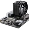 61ZNGcOW6fL._AC_SL1000_ Be Quiet Dark Rock 4 CPU Air Cooler 200W TDP 135mm Silent Wings PWM Fan 6 Copper Heat Pipes - BK021