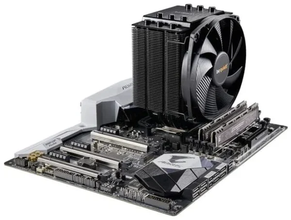 61ZNGcOW6fL._AC_SL1000_ Be Quiet Dark Rock 4 CPU Air Cooler 200W TDP 135mm Silent Wings PWM Fan 6 Copper Heat Pipes - BK021