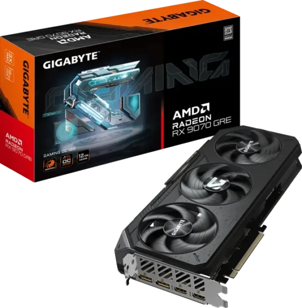 670 GIGABYTE Radeon RX 9070 GRE GAMING OC 12GB GDDR6 192-bit - GV-R907GREGAMING-OC-12GD