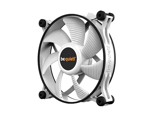 71DTsrUMR6L._SX522_ BE QUIET! Shadow Wings 2 White 120mm PWM Case Fan, 1100 RPM, Anti-Vibration, Rifle Bearing - BL089