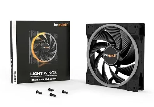 Be Quiet! Light Wings 140mm PWM High-Speed ARGB High Pressure Case Fan - BL075