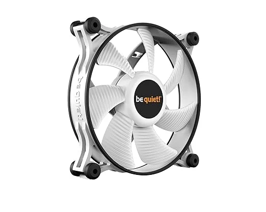 71d489wZ8VL._SX522_ BE QUIET! Shadow Wings 2 White 120mm PWM Case Fan, 1100 RPM, Anti-Vibration, Rifle Bearing - BL089