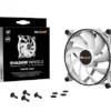 BE QUIET! Shadow Wings 2 White 140mm PWM Case Fan, 900 RPM, Anti-Vibration, Rifle Bearing - BL091