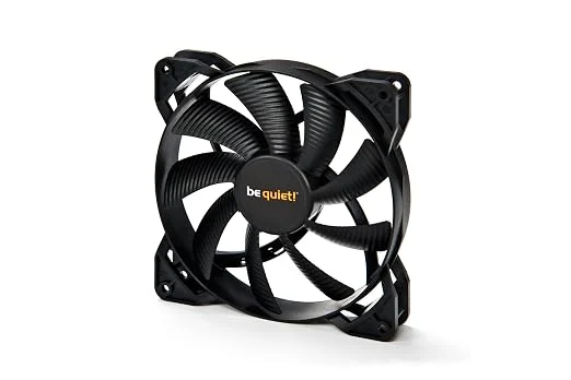 71v8acMr5YL._SX522_ Be Quiet Pure Wings 2 140mm Case Cooling Fan 1000 RPM Rifle Bearing 61.2 CFM 18.8 dB 3-Pin Black - BL047