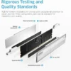 KLEVV Fit V White 16GB 2x8GB DDR5 6000MHz CL30 UDIMM Desktop Gaming Memory AMD EXPO Intel XMP - KD58GU880-60A300F
