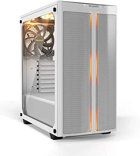 81Eyp-i06NL._AC_SX466_ BE QUIET! Pure Base 500DX White Mid-Tower Case, High Airflow, ARGB, Tempered Glass, 3x 140mm Fans - BGW38