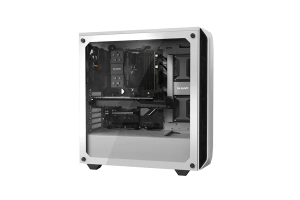 8_Pure_Base_500_Window_White_wht Be Quiet Pure Base 500 Window Mid Tower ATX PC Gaming Chassis with Tempered Glass Panel White - BGW35