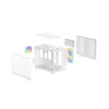 8bc661d30f09797630c57a363695442a_500x OCYPUS GAMMA C54 Panoramic MATX Mini-Tower PC Case Tempered Glass 3x ARGB Fans White - GAMMA-C54-WHD300XX-GL
