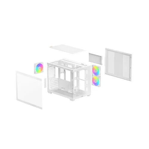 8bc661d30f09797630c57a363695442a_500x OCYPUS GAMMA C54 Panoramic MATX Mini-Tower PC Case Tempered Glass 3x ARGB Fans White - GAMMA-C54-WHD300XX-GL