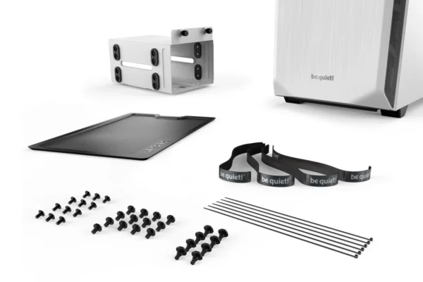 9_Pure_Base_500_Window_White_wht Be Quiet Pure Base 500 Window Mid Tower ATX PC Gaming Chassis with Tempered Glass Panel White - BGW35
