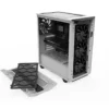 A68VS200420DQmOD BE QUIET! Pure Base 500DX White Mid-Tower Case, High Airflow, ARGB, Tempered Glass, 3x 140mm Fans - BGW38