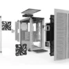 A68VS200420qbE2u BE QUIET! Pure Base 500DX White Mid-Tower Case, High Airflow, ARGB, Tempered Glass, 3x 140mm Fans - BGW38