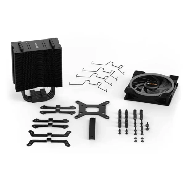 BK033-ph Be Quiet! Pure Rock 2 FX Black 150W TDP ARGB CPU Air Cooler with Light Wings 120mm PWM Fan & HDT Technology - BK033