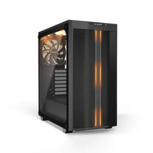 Be Quiet Pure Base 500DX Mid Tower ATX PC Gaming Case High Airflow Tempered Glass Side Panel Black - BGW37