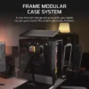 CC-9011296-WW_03 CORSAIR FRAME 4000D RS ARGB Modular Mid-Tower ATX PC Case - Black - CC-9011296-WW