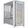 CORSAIR FRAME 4000D RS ARGB Modular Mid-Tower ATX PC Case - White - CC-9011297-WW